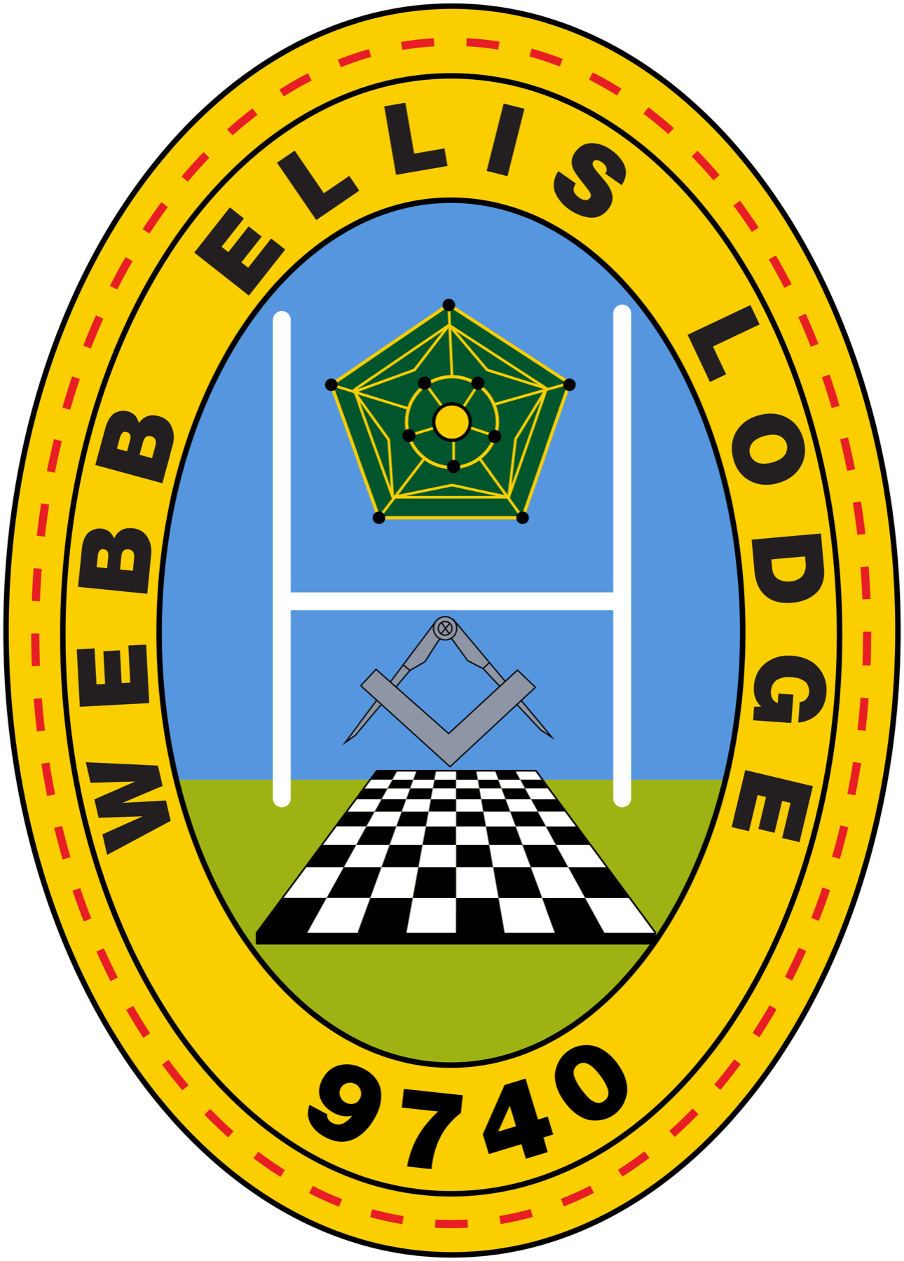 Webb Ellis Lodge No. 9740 crest